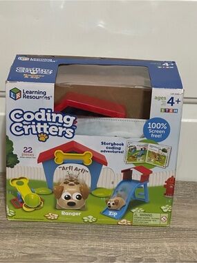 Learning Resources Coding Critters Ranger & Zip + Accessories Dog Puppy